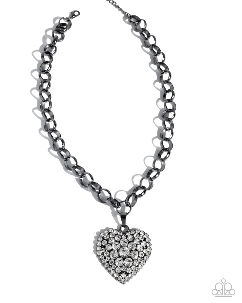Heartfelt Havana Necklace - Black | Paparazzi Accessories image 2