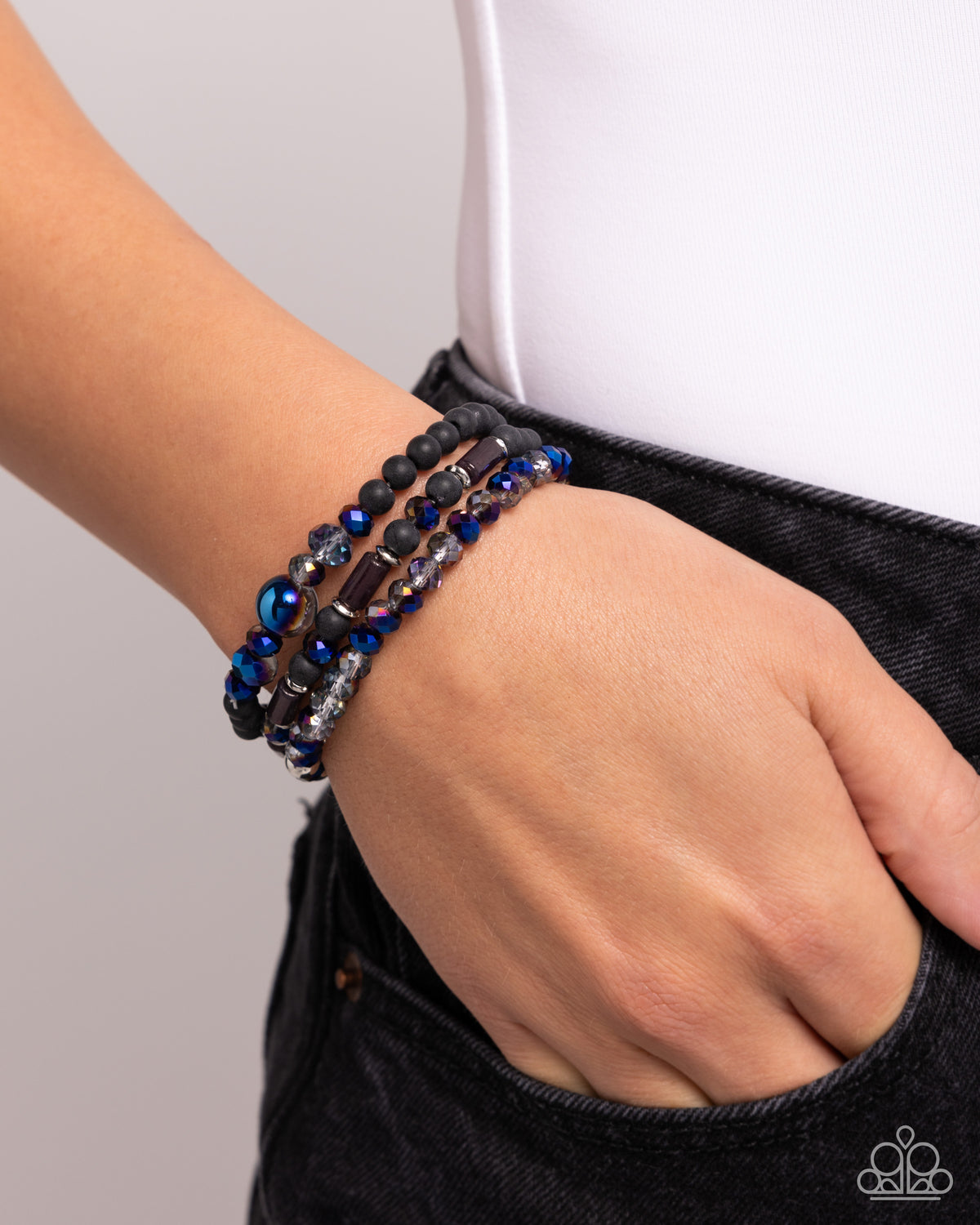 Dreamy Dance Bracelet - Black | Paparazzi Accessories