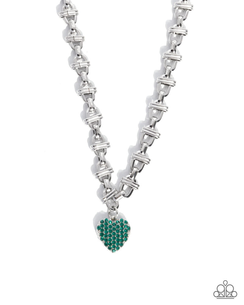 Lifes About to Get Good Necklace - Green | Paparazzi Accessories image 2