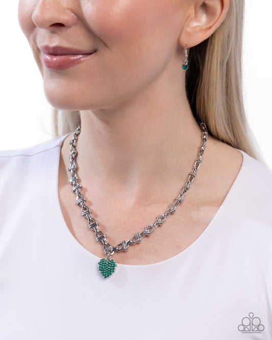 Lifes About to Get Good Necklace - Green | Paparazzi Accessories image 3