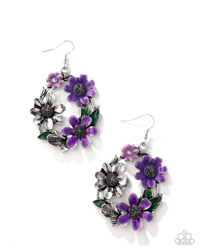 Wreathed Weekday - Purple