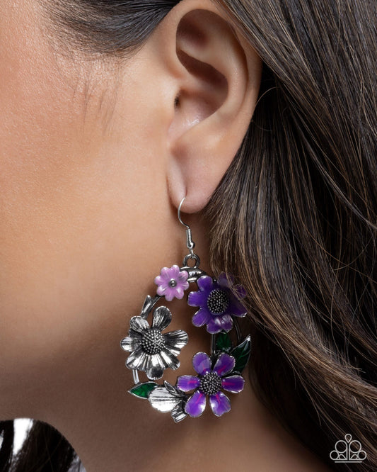 Wreathed Weekday - Purple