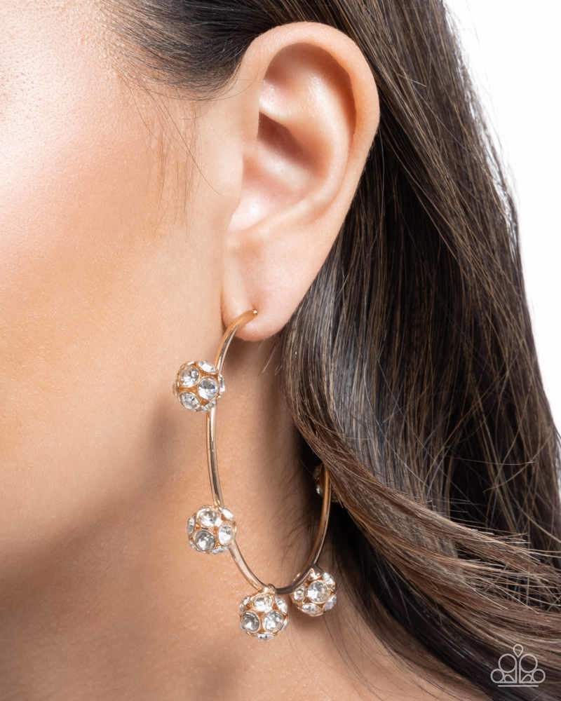Ornamental Optimism Earrings - Gold