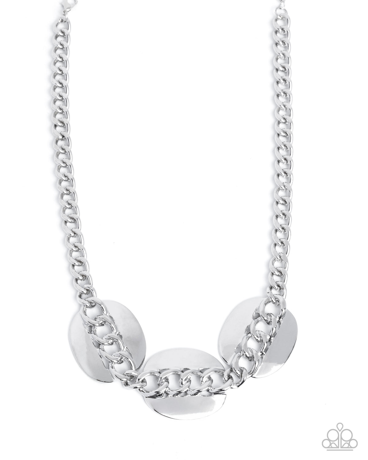 Solid Skillset Necklace - Silver | Paparazzi Accessories image 2
