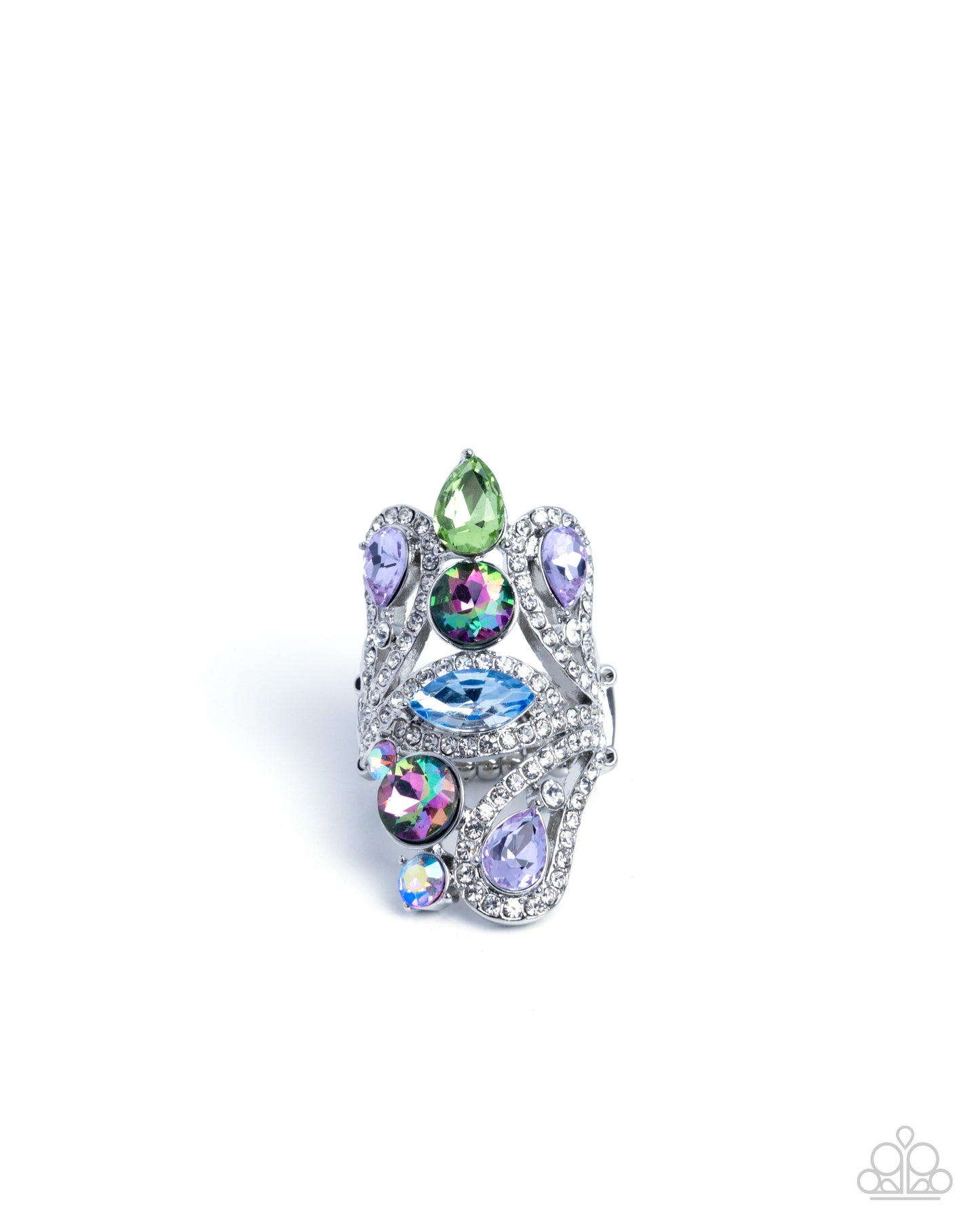 True Teardrops Ring - Purple image 3