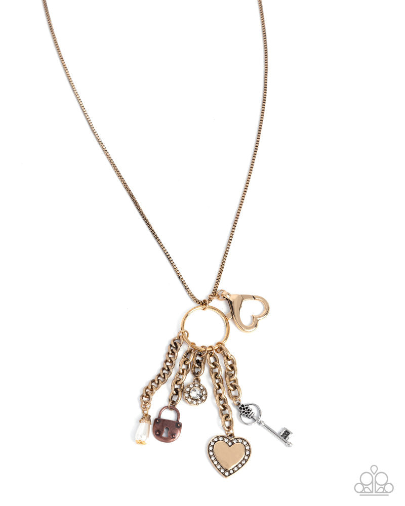 Key Exchange Necklace - Gold image 2