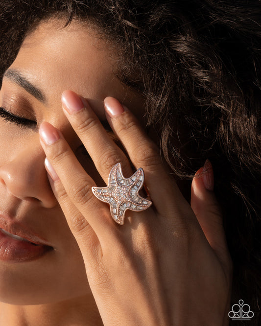 Starfish Scope Ring - Rose Gold
