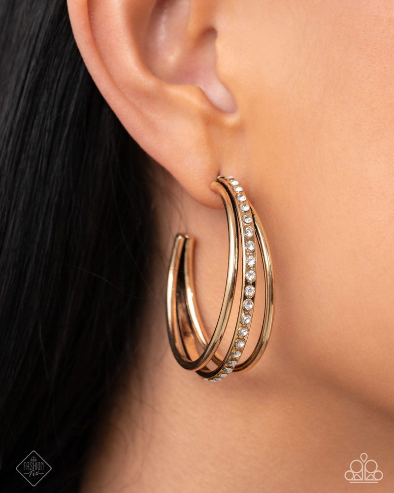 Commanding Culture Earrings - Gold image 3