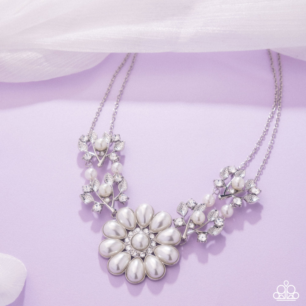 Sprouting Shimmer - White | Paparazzi Accessories