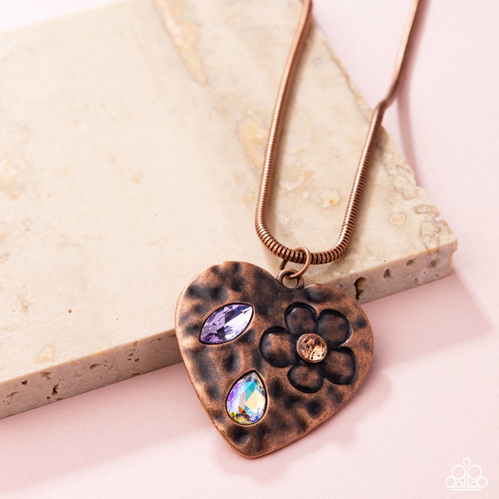 Outgoing Opulence Necklace - Copper | Paparazzi Accessories