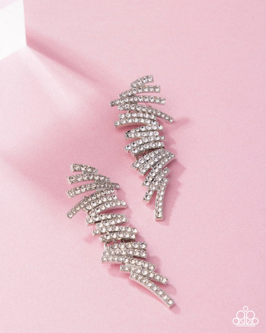 Scattered Surety Earrings - White