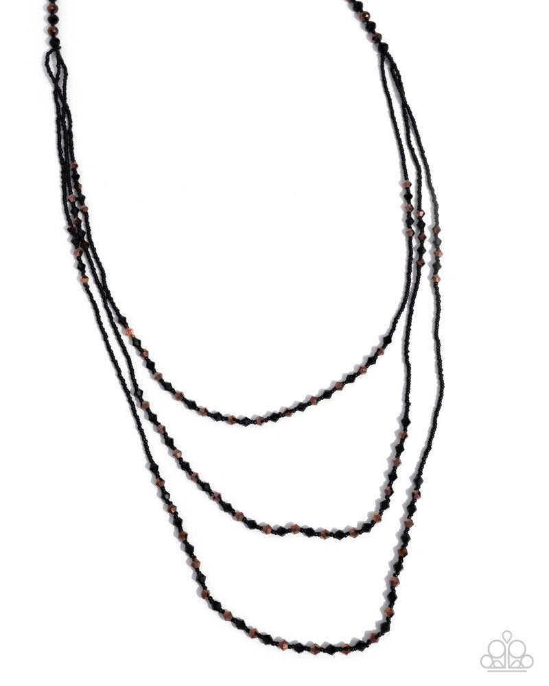 Calling Chic Necklace - Black image 2