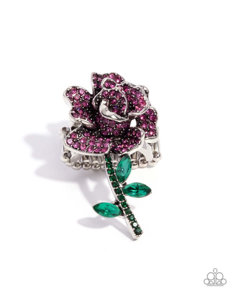 Boutonniere Bling - Pink