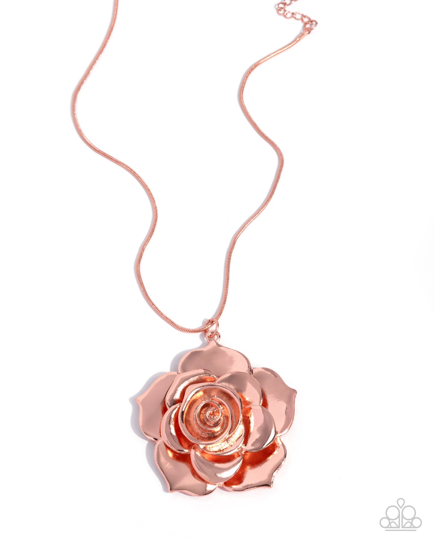 Restful Rose Necklace - Copper | Paparazzi Accessories image 3