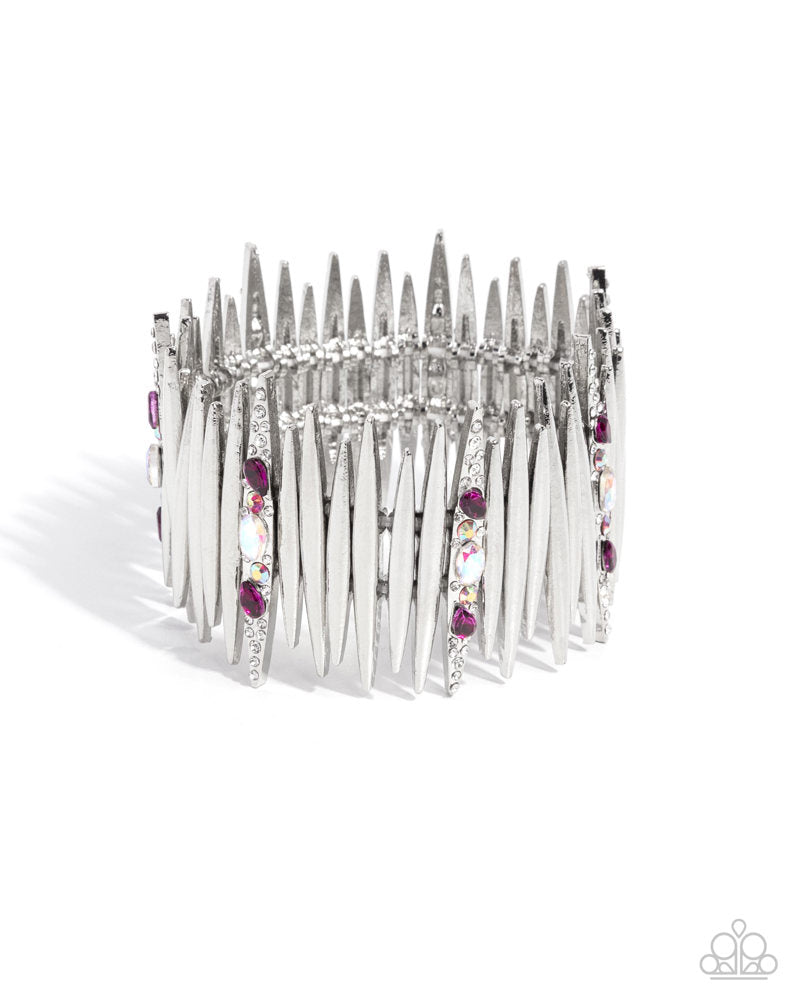 Pointed Potential Bracelet - Pink | Paparazzi Accessories image 2