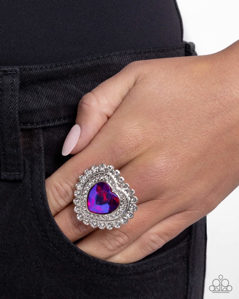 Head Over HEART Ring - Pink