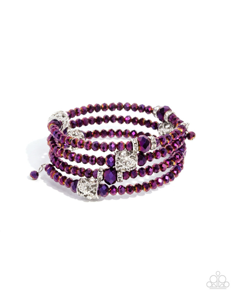 Sensible Shimmer Bracelet - Purple image 2
