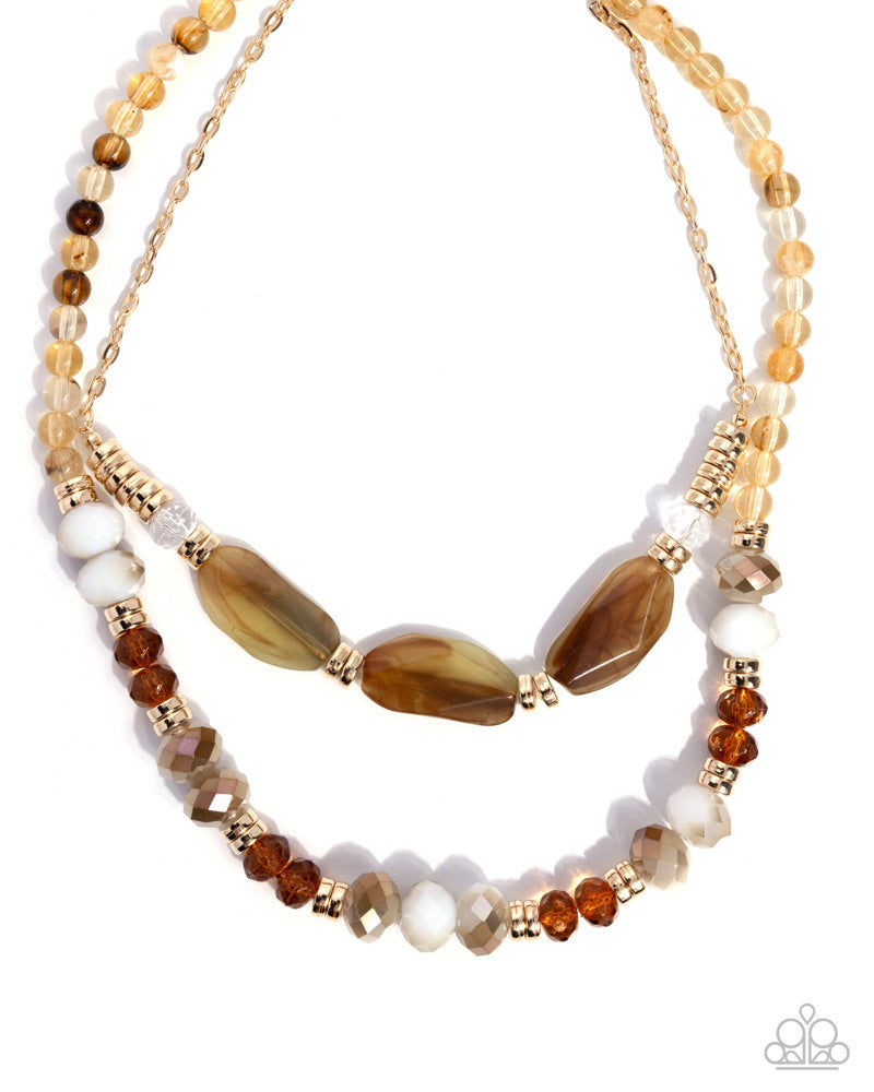 Girls Day Necklace - Brown image 2