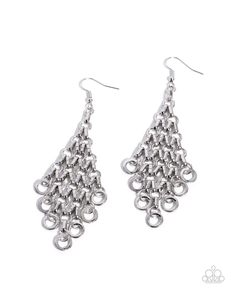Decisive Delivery - Silver | Paparazzi Accessories
