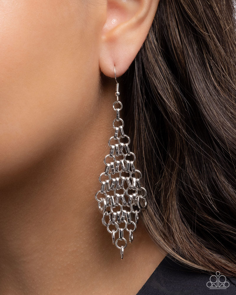 Decisive Delivery - Silver | Paparazzi Accessories