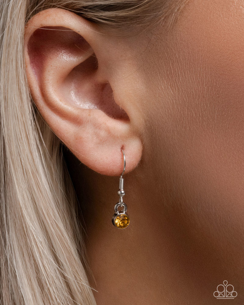 Gliding Glam - Yellow | Paparazzi Accessories
