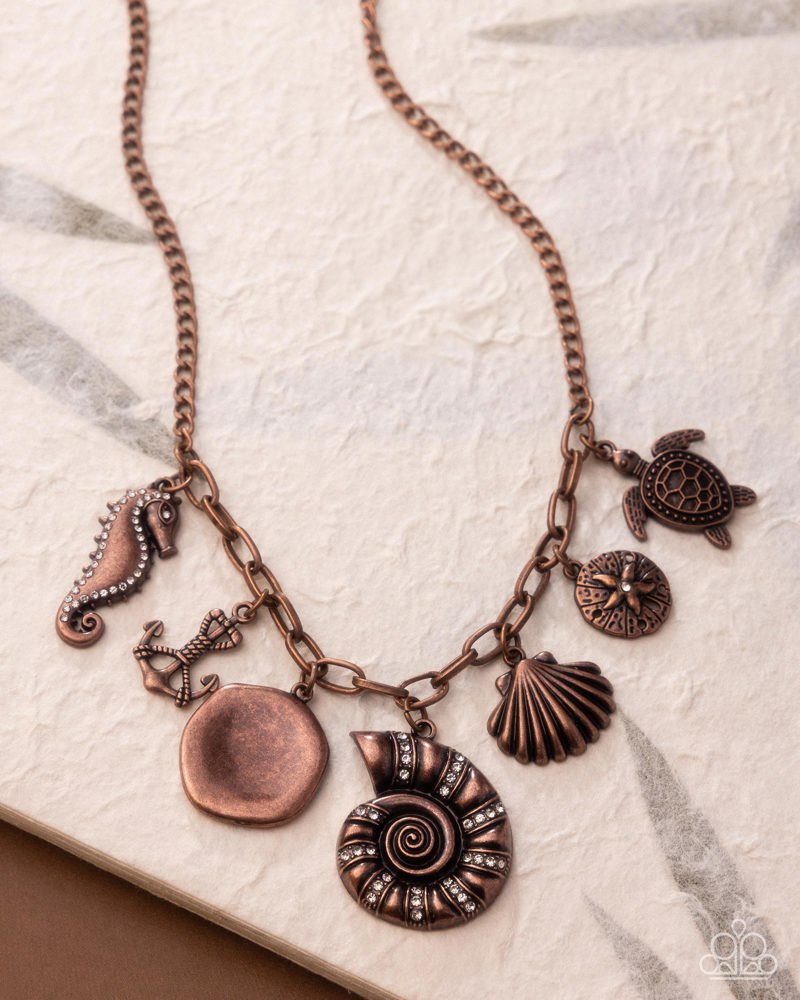 Coastal Composure Necklace - Copper