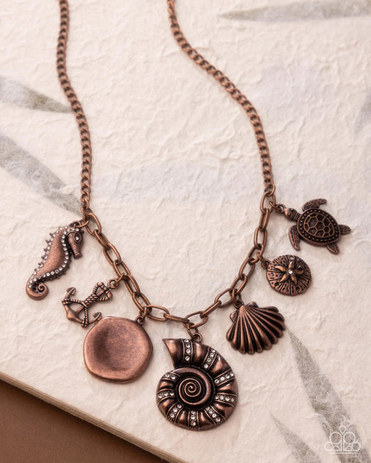Coastal Composure Necklace - Copper