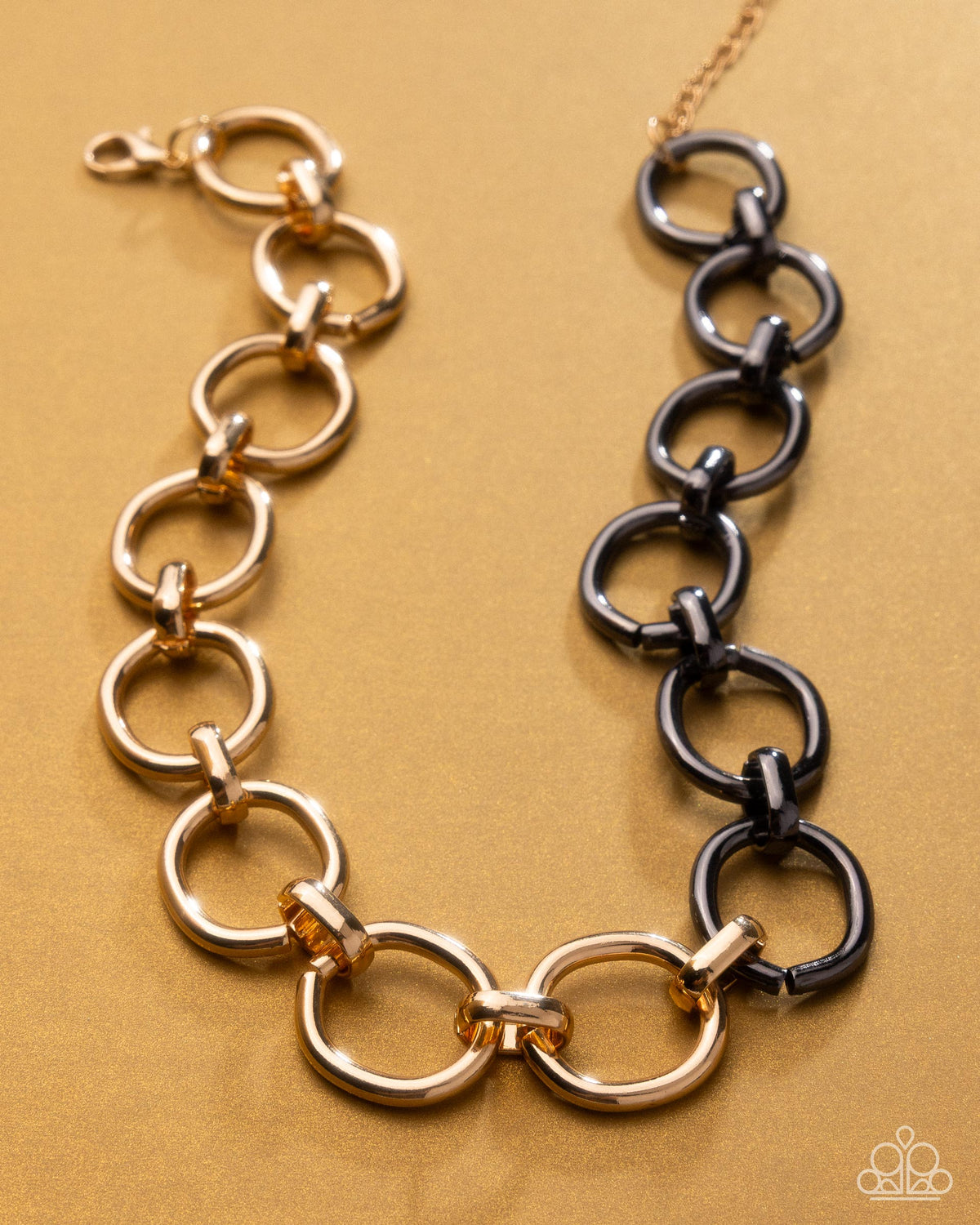 Mismatched Minuet Necklace - Gold