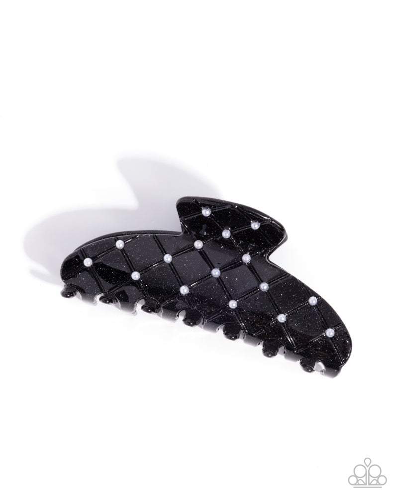 Precise Pearls Hair Accessory - Black image 2