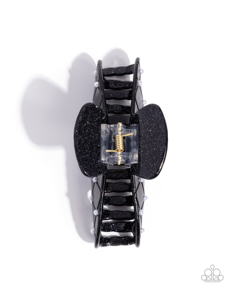 Precise Pearls Hair Accessory - Black image 3