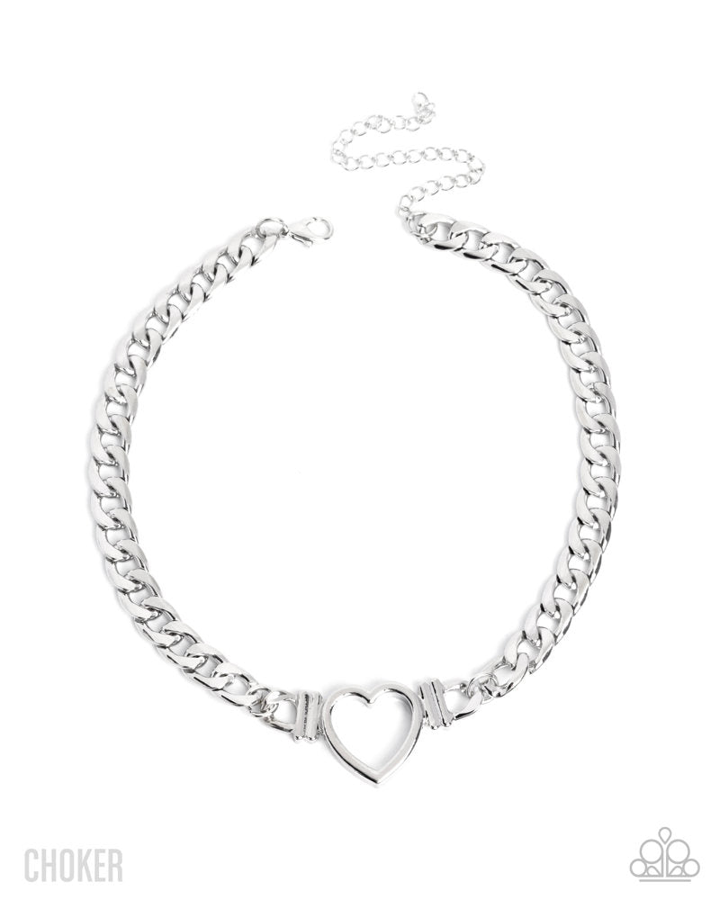 Heartfelt Hunch Necklace - Silver image 2
