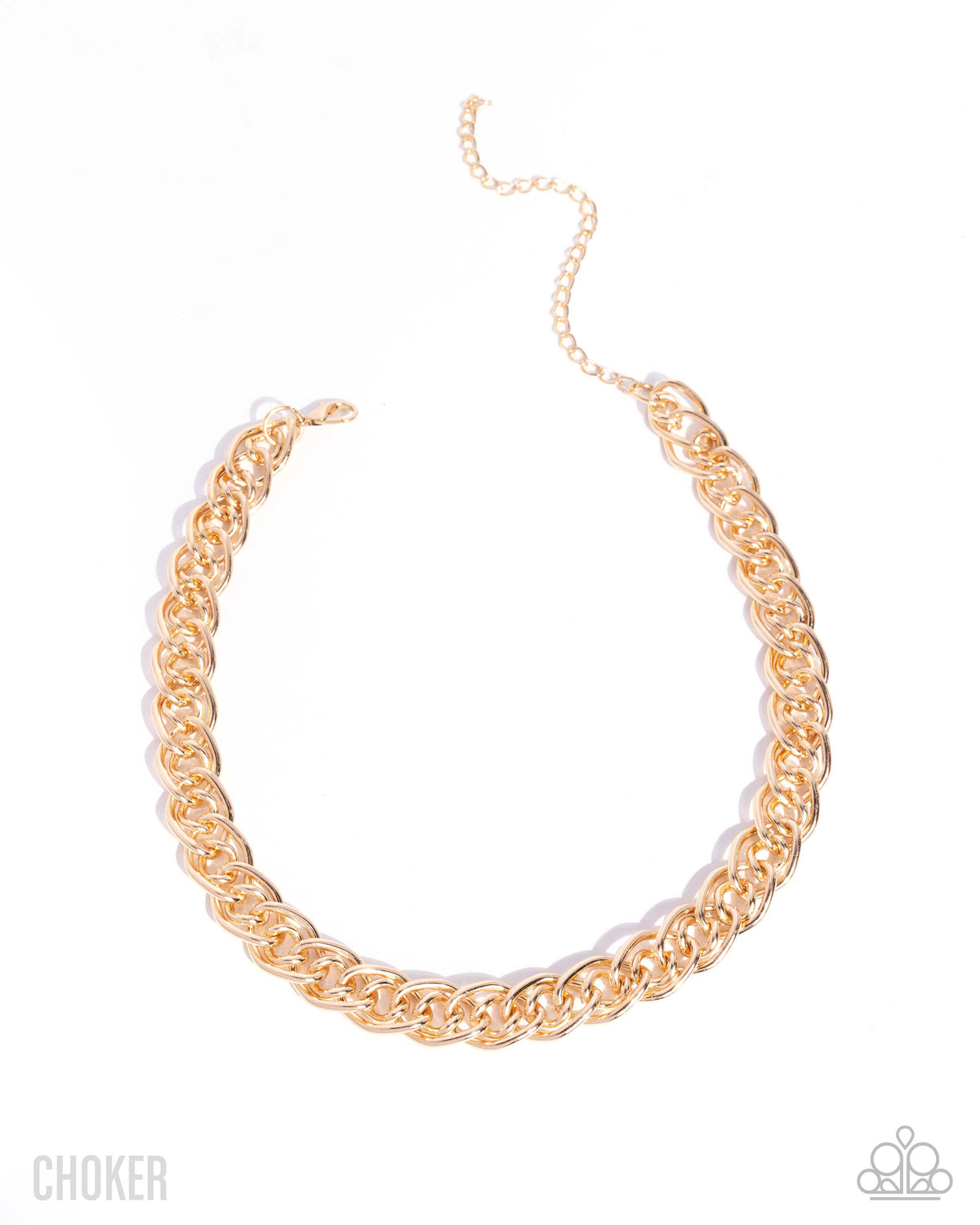 Lustrous Links Necklace - Gold image 2