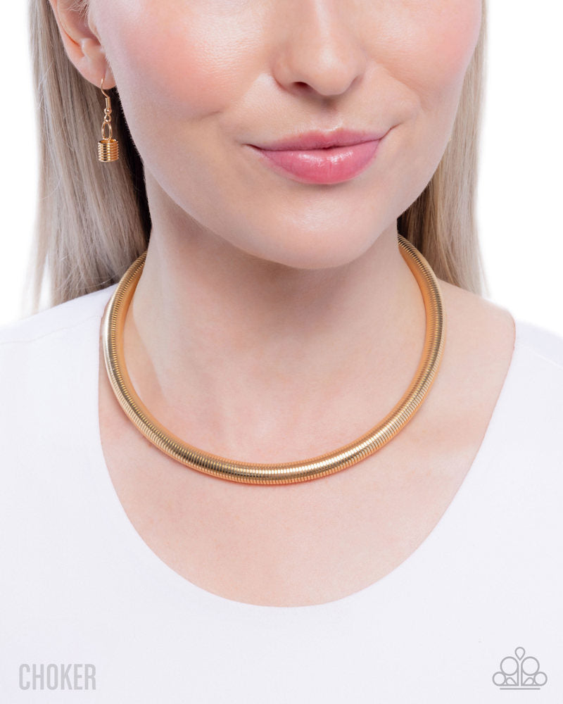 Elementary Elegance Necklace - Gold image 3