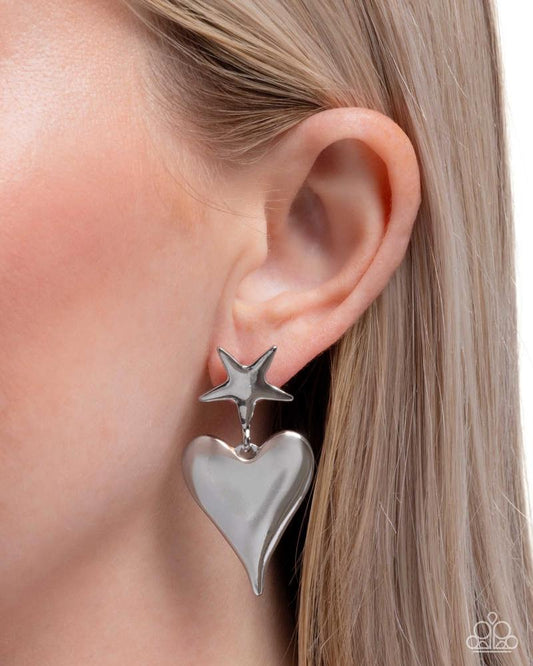 Dynamic Disposition - Silver | Paparazzi Accessories