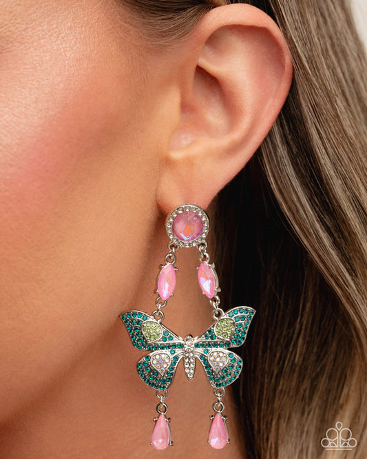 Fluttering Finish Earrings - Multi