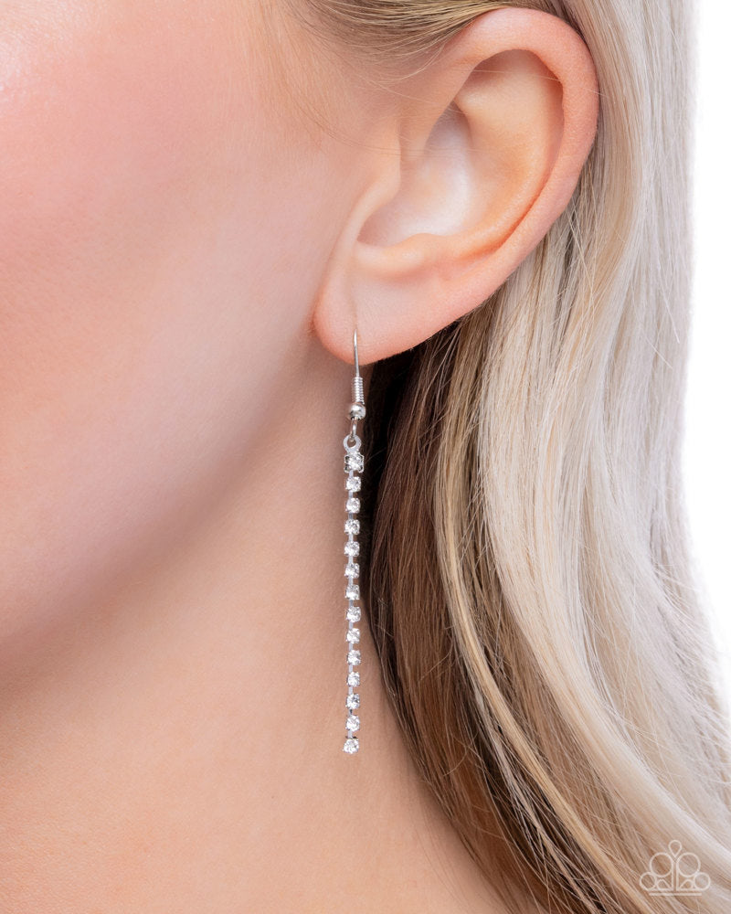 Chic Cohort Necklace - White | Paparazzi Accessories