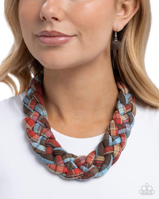 Fine Flannel - Brown | Paparazzi Accessories
