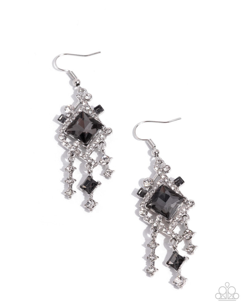 Square Sashay - Silver | Paparazzi Accessories