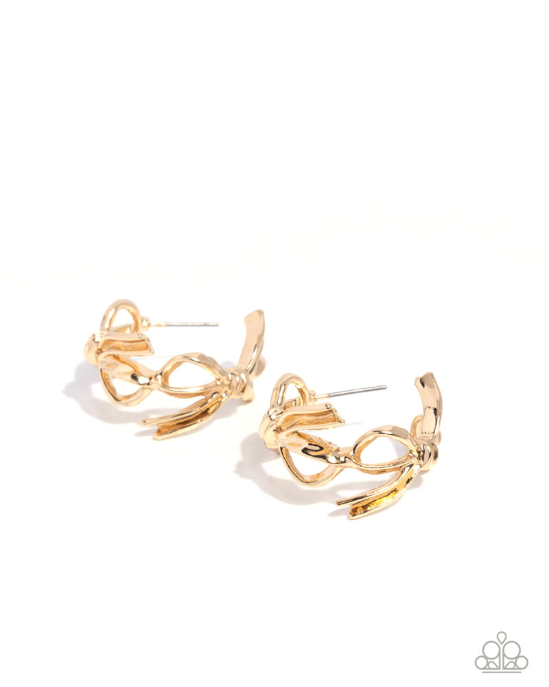 Coquette Catwalk Earrings - Gold image 2