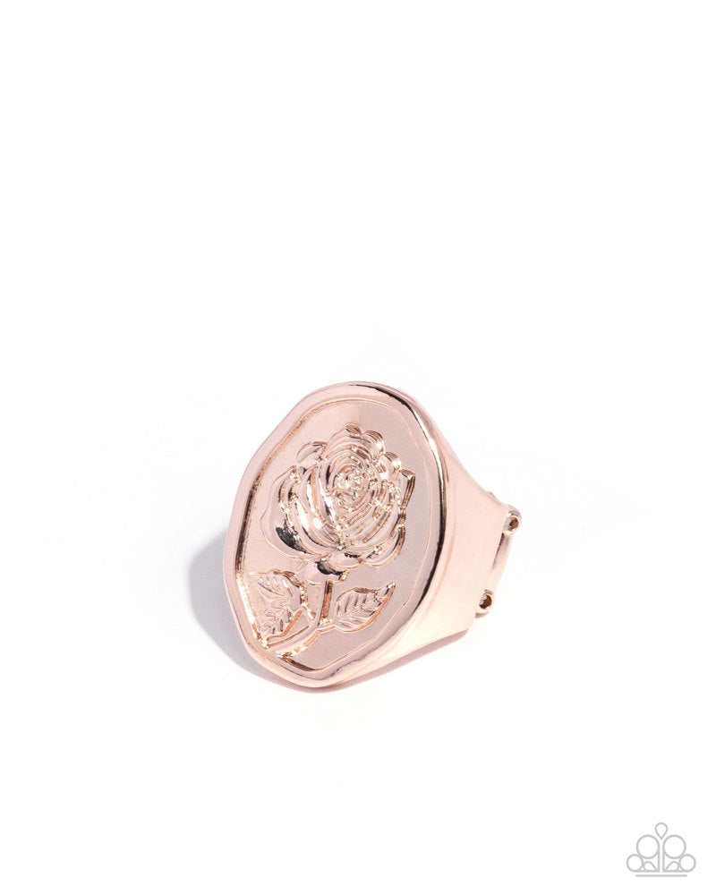 Pleasing Portrait - Rose Gold | Paparazzi Accessories