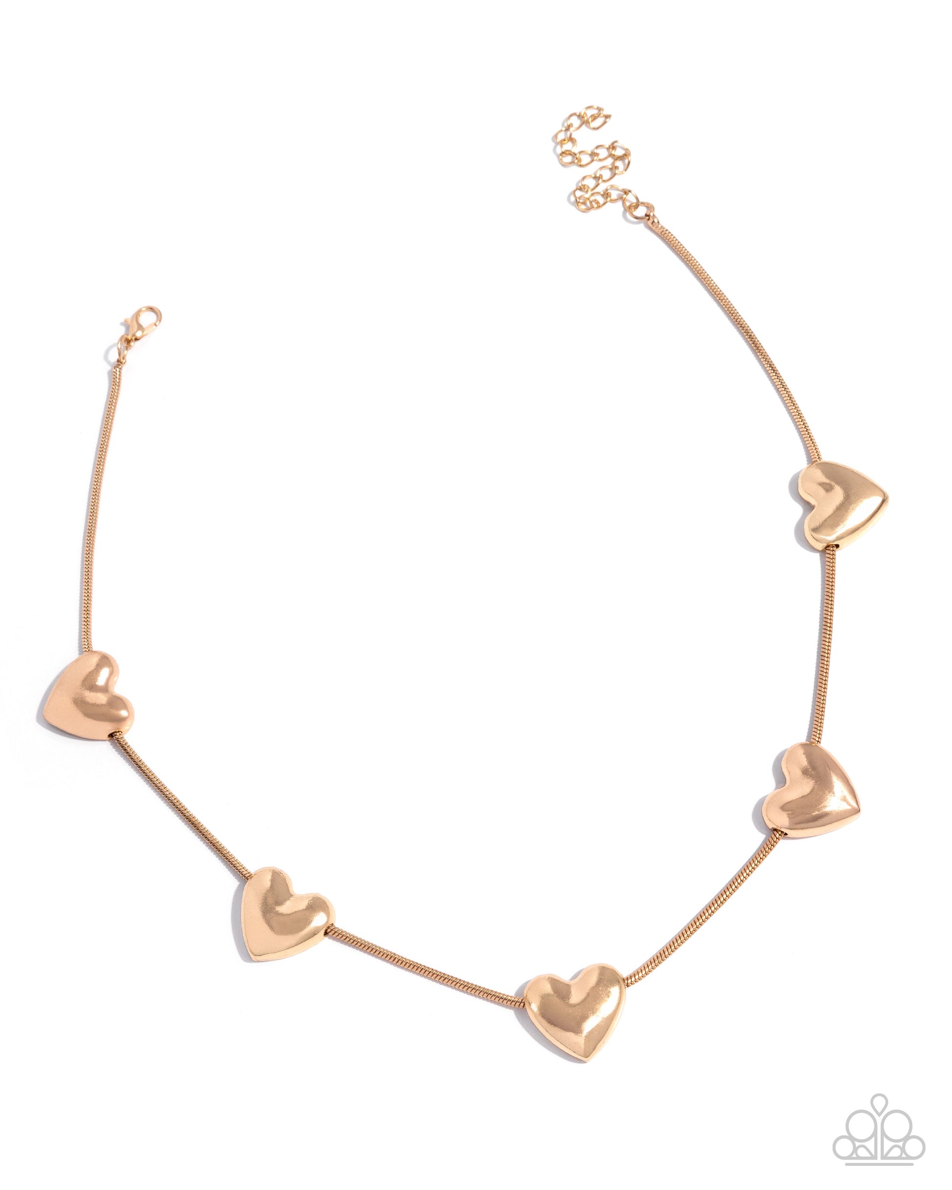 Group Date Necklace - Gold image 2