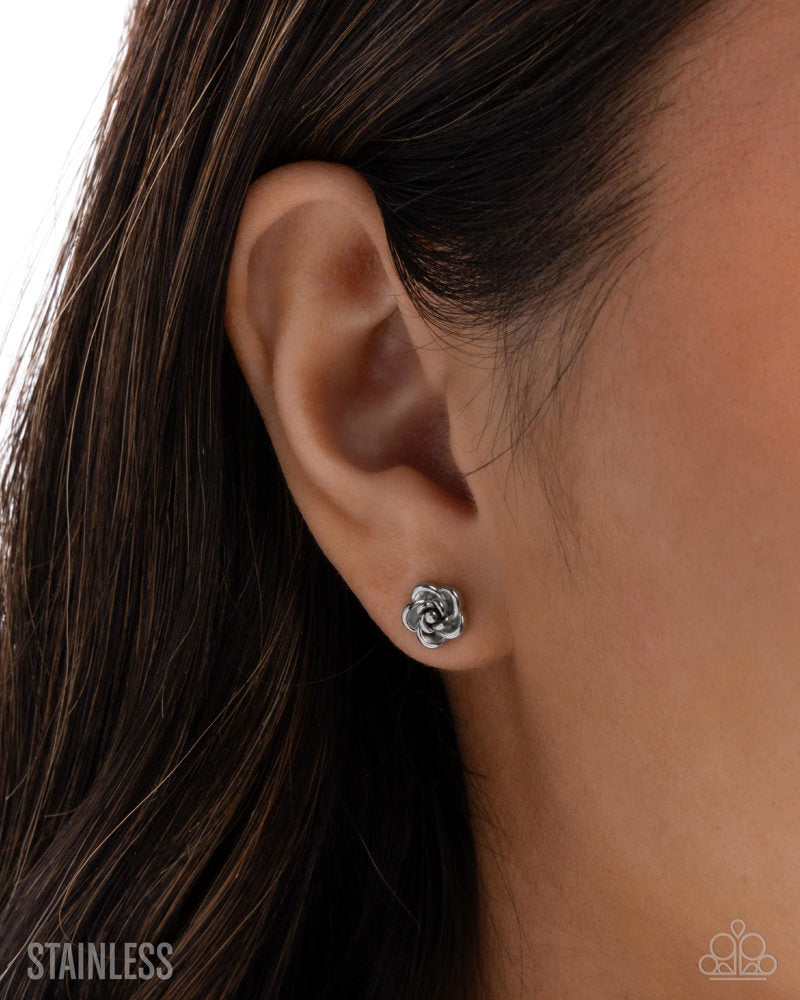 Royal Grounds Earrings - Silver