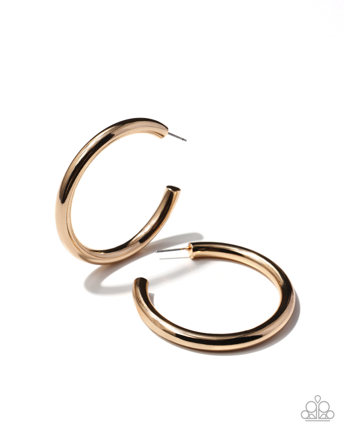 Sinuous Sheen Earrings - Gold image 2