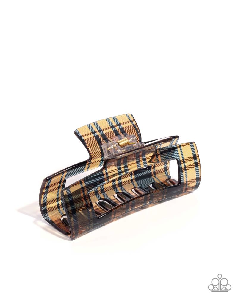 Prized Plaid - Brown | Paparazzi Accessories