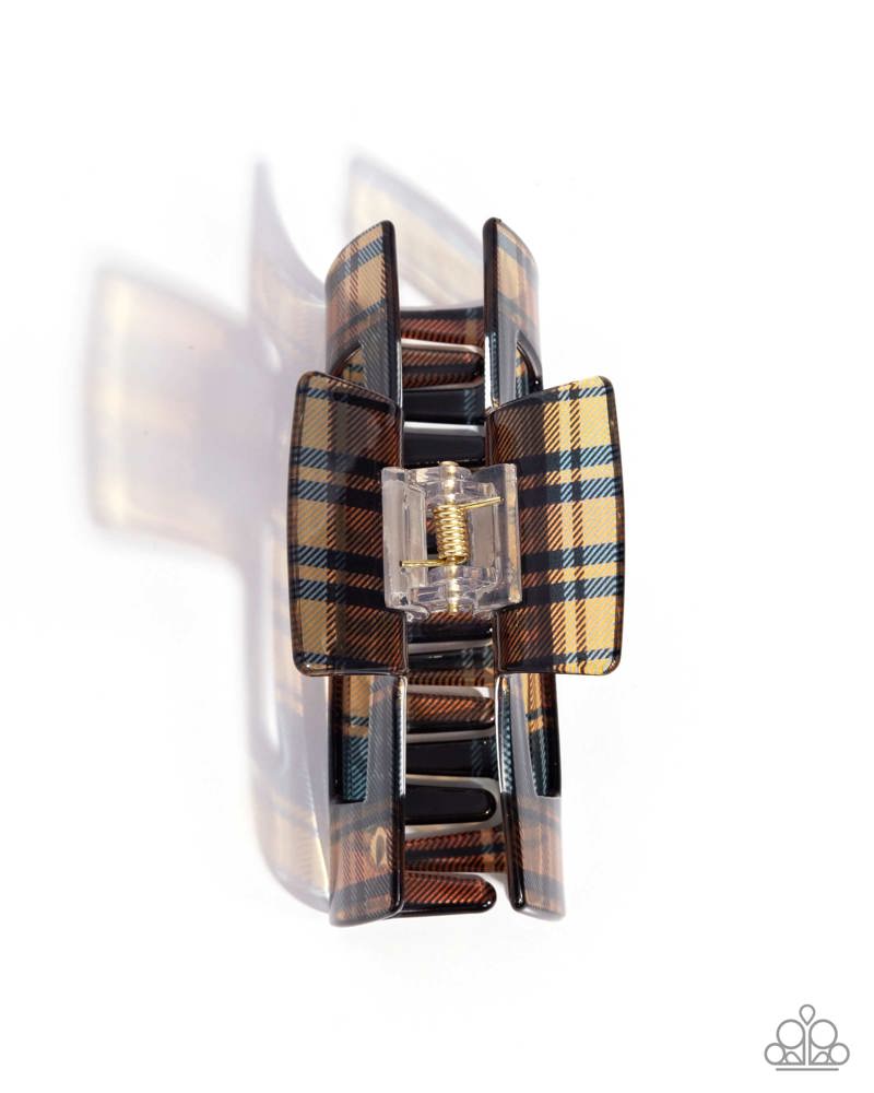 Prized Plaid - Brown | Paparazzi Accessories