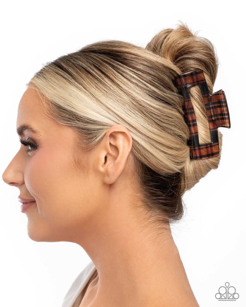Prized Plaid - Brown | Paparazzi Accessories
