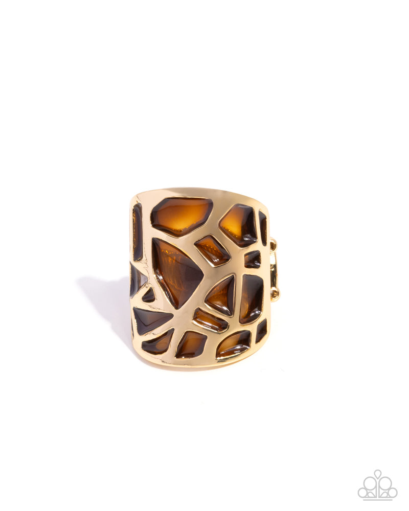 Kintsugi Moment Ring - Brown image 2
