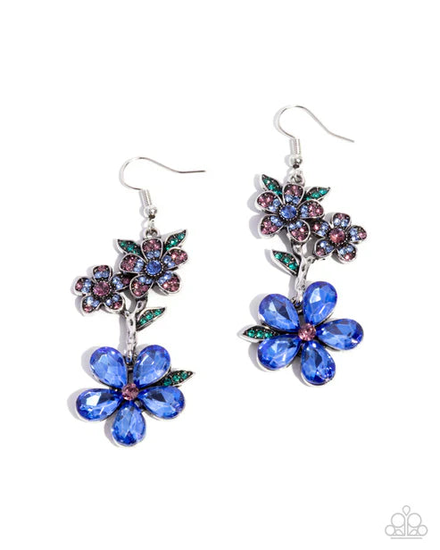 Breathtaking Bloom - Blue Earrings - September 2025 LOP
