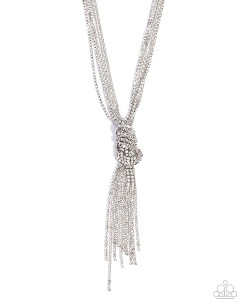 Twisted Tapestry - White | Paparazzi Accessories