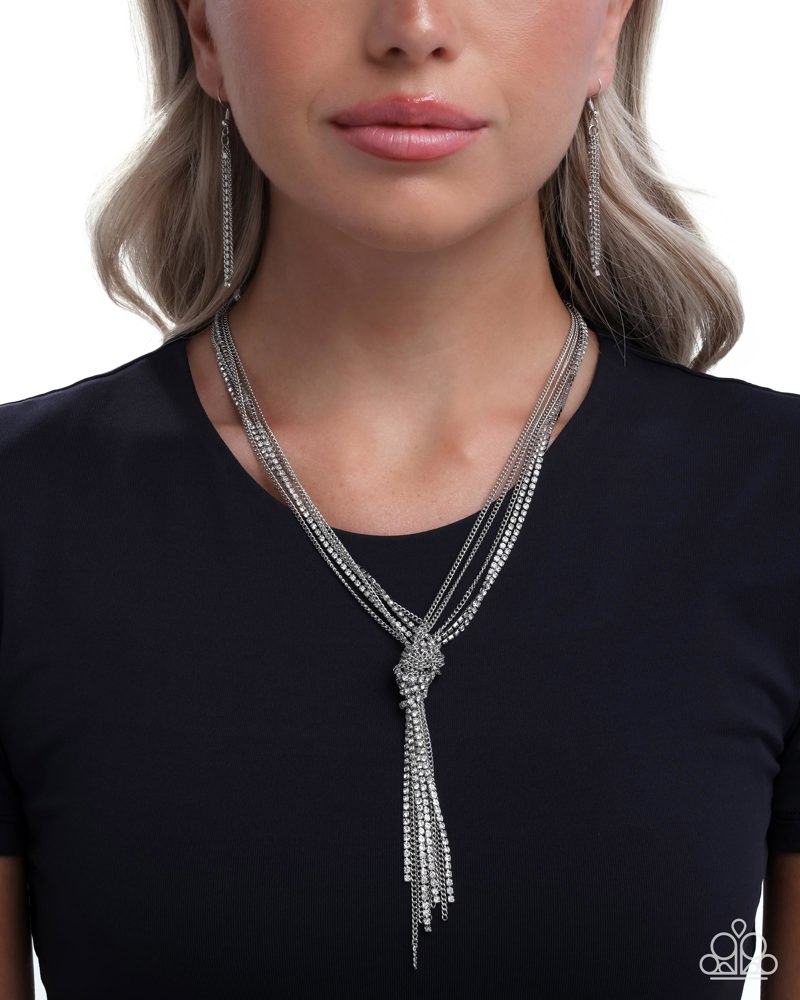 Twisted Tapestry - White | Paparazzi Accessories